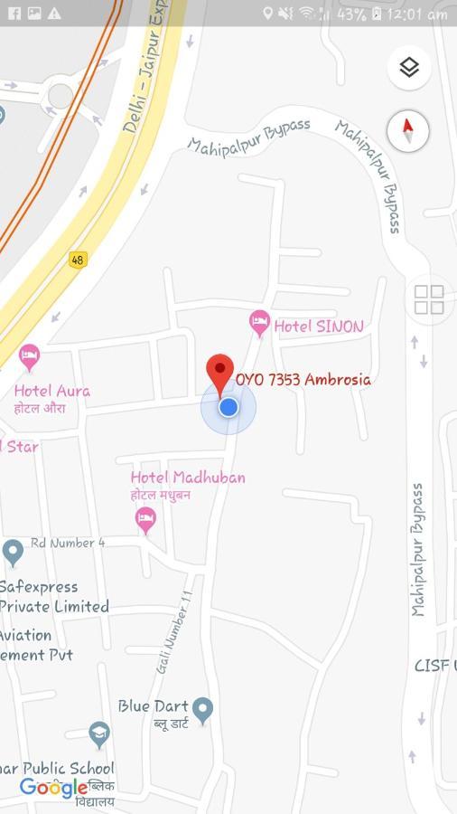 Airport Hotel Ambrosia Yeni Delhi Dış mekan fotoğraf